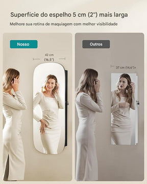 Espelho com armario para portas Casa & Lazer