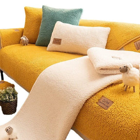 Capa Protetora de Sofá Pelúcia - Stretch Lux