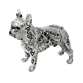 Escultura em Resina Bulldog Francês - eFlix
