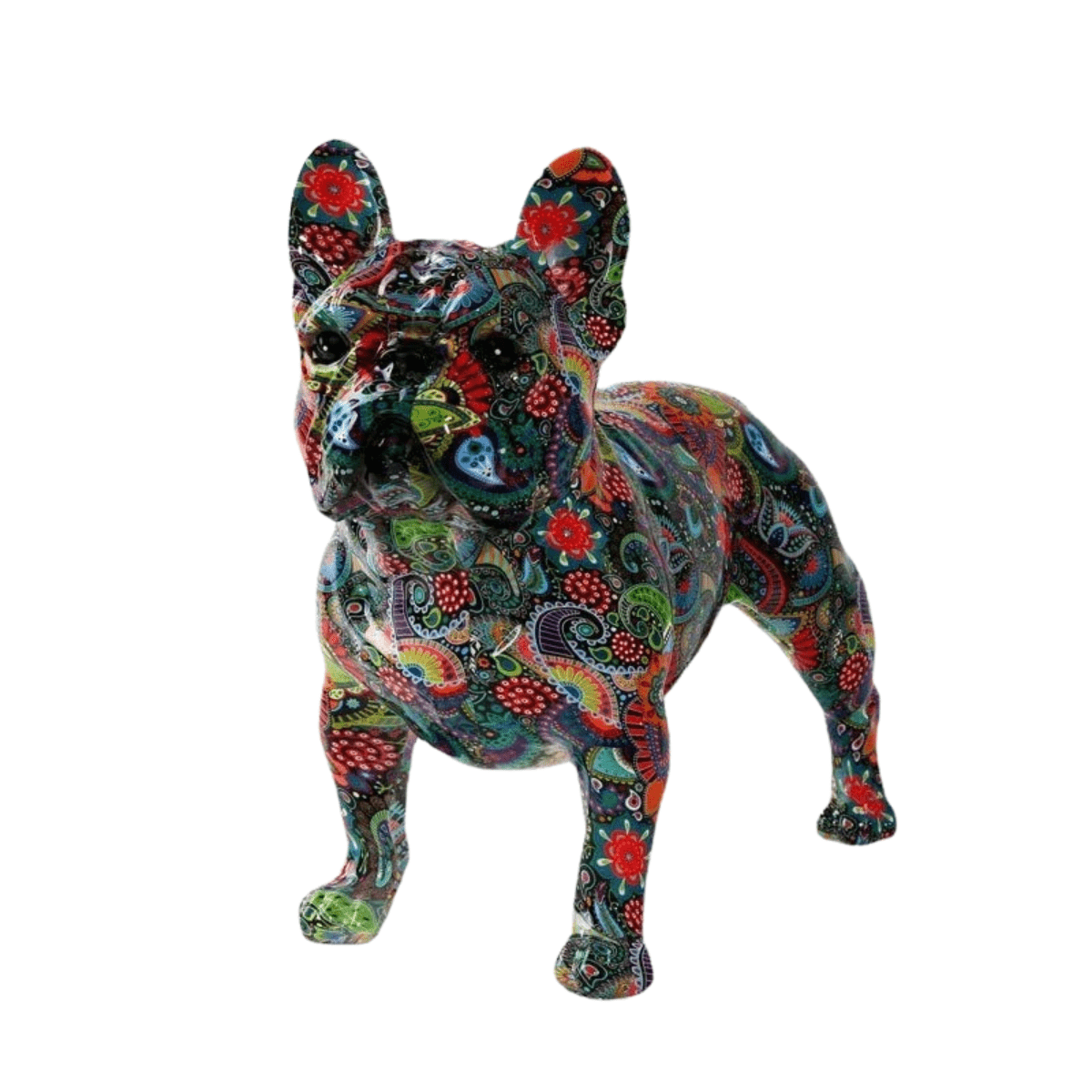 Escultura em Resina Bulldog Francês - eFlix