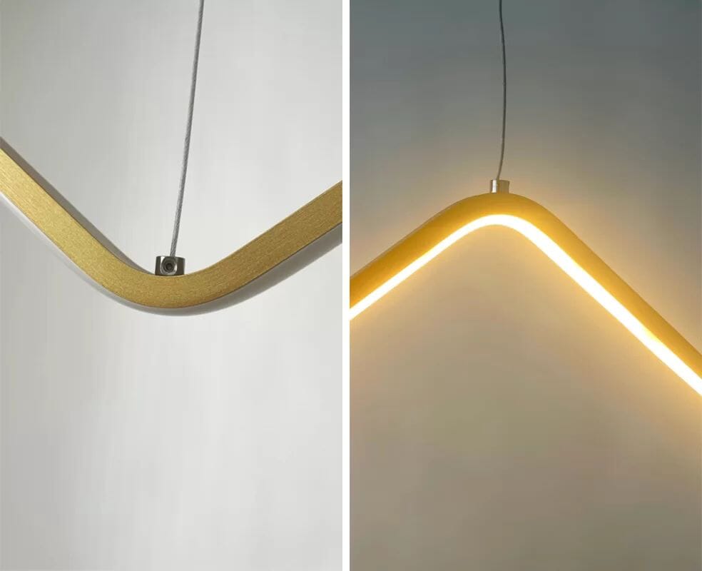 Luminária em Led Minimalista para Interiores WaveLux - eFlix